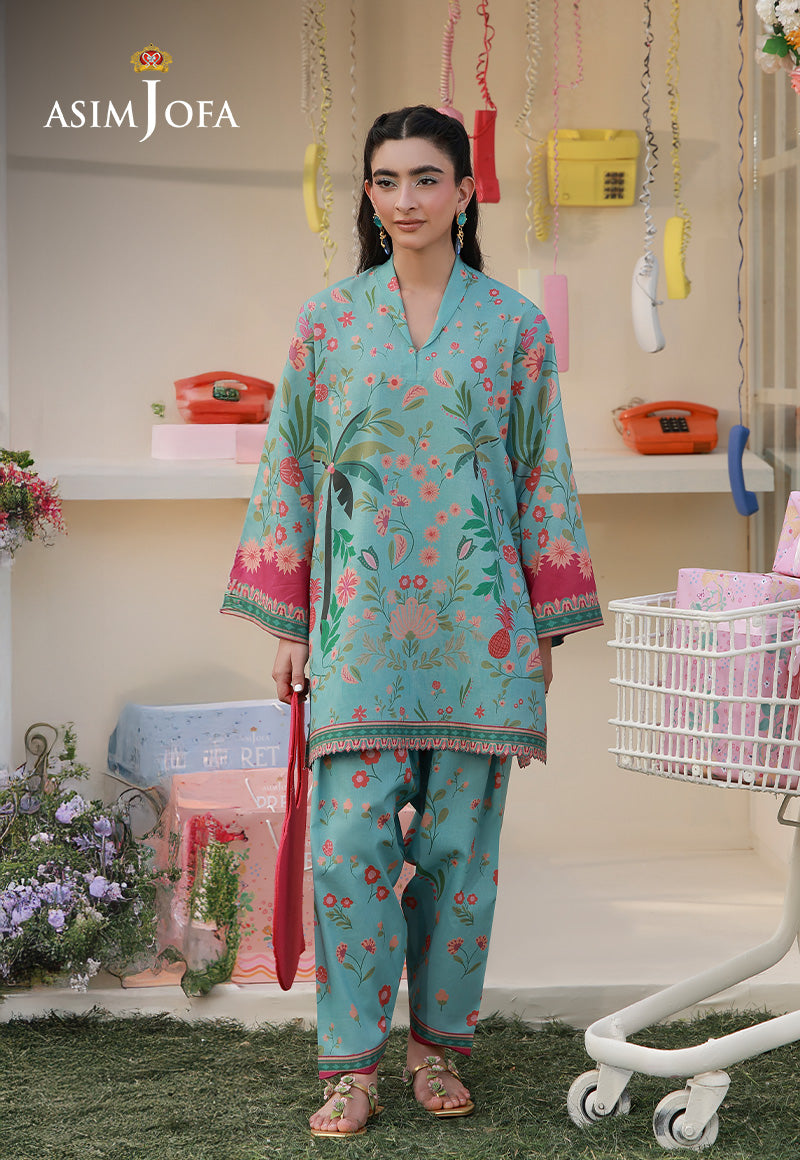 Asim Jofa | Ramadan Edit 26 | AJPB-272 Printed Lawn Stitched 2pcs - House Of Hania