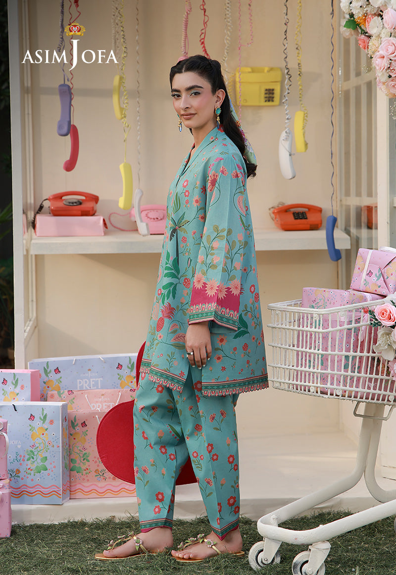 Asim Jofa | Ramadan Edit 26 | AJPB-272 Printed Lawn Stitched 2pcs - House Of Hania