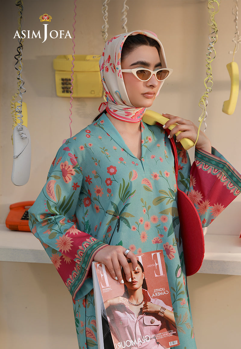 Asim Jofa | Ramadan Edit 26 | AJPB-272 Printed Lawn Stitched 2pcs - House Of Hania