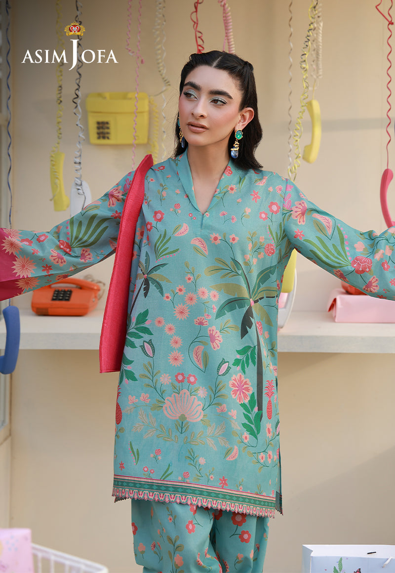 Asim Jofa | Ramadan Edit 26 | AJPB-272 Printed Lawn Stitched 2pcs - House Of Hania