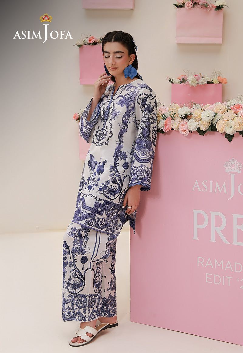 Asim Jofa | Ramadan Edit 26 | AJPB-274 Printed Lawn Stitched 2pcs - House Of Hania
