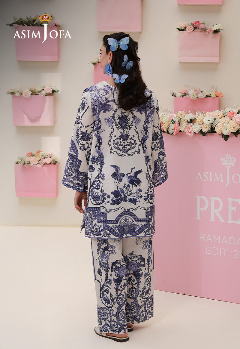 Asim Jofa | Ramadan Edit 26 | AJPB-274 Printed Lawn Stitched 2pcs - House Of Hania