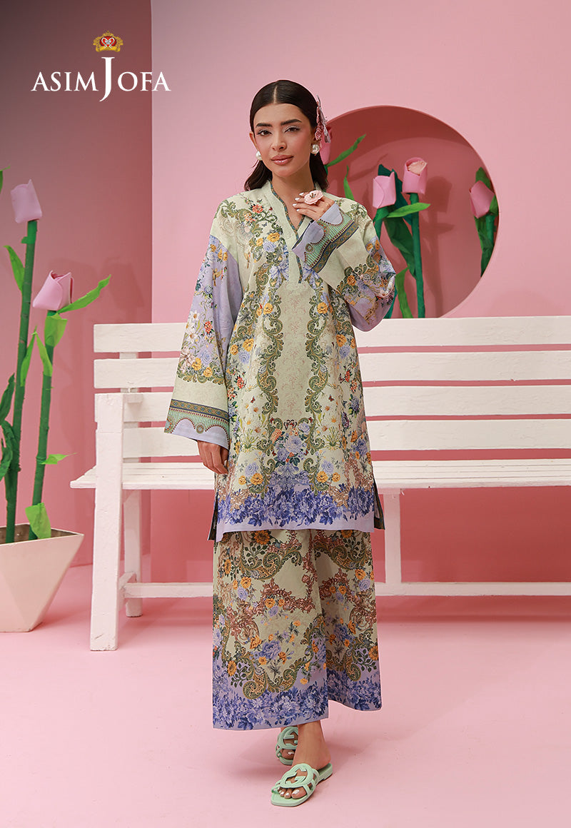Asim Jofa | Ramadan Edit 26 | AJPB-275 Printed Lawn Stitched 2pcs - House Of Hania