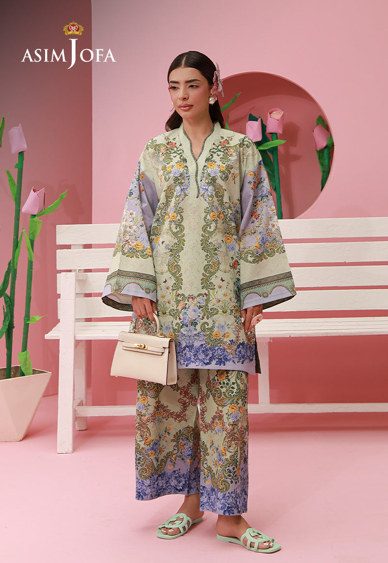 Asim Jofa | Ramadan Edit 26 | AJPB-275 Printed Lawn Stitched 2pcs - House Of Hania