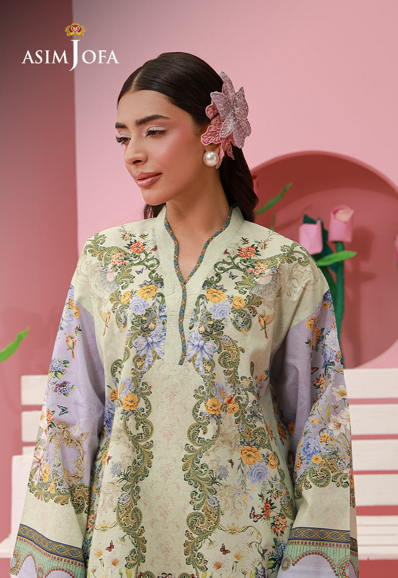 Asim Jofa | Ramadan Edit 26 | AJPB-275 Printed Lawn Stitched 2pcs - House Of Hania