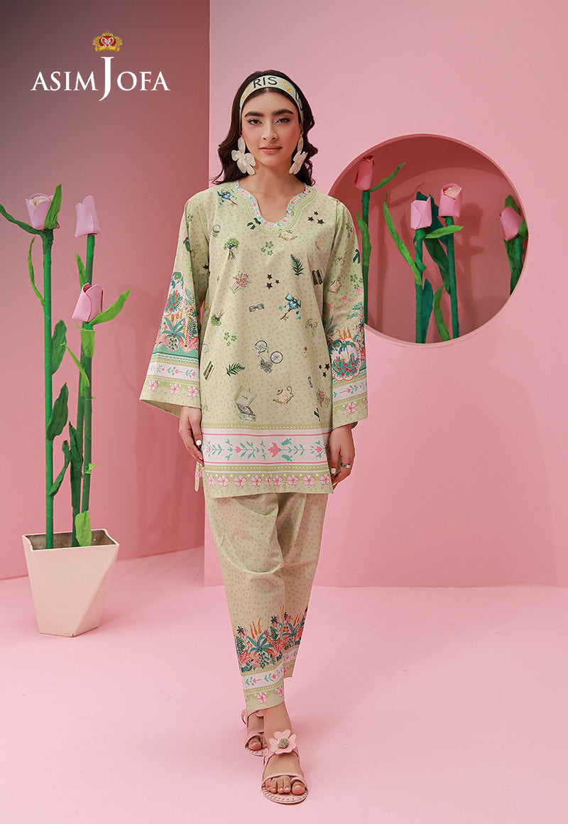 Asim Jofa | Ramadan Edit 26 | AJPB-280 Printed Lawn Stitched 2pcs - House Of Hania