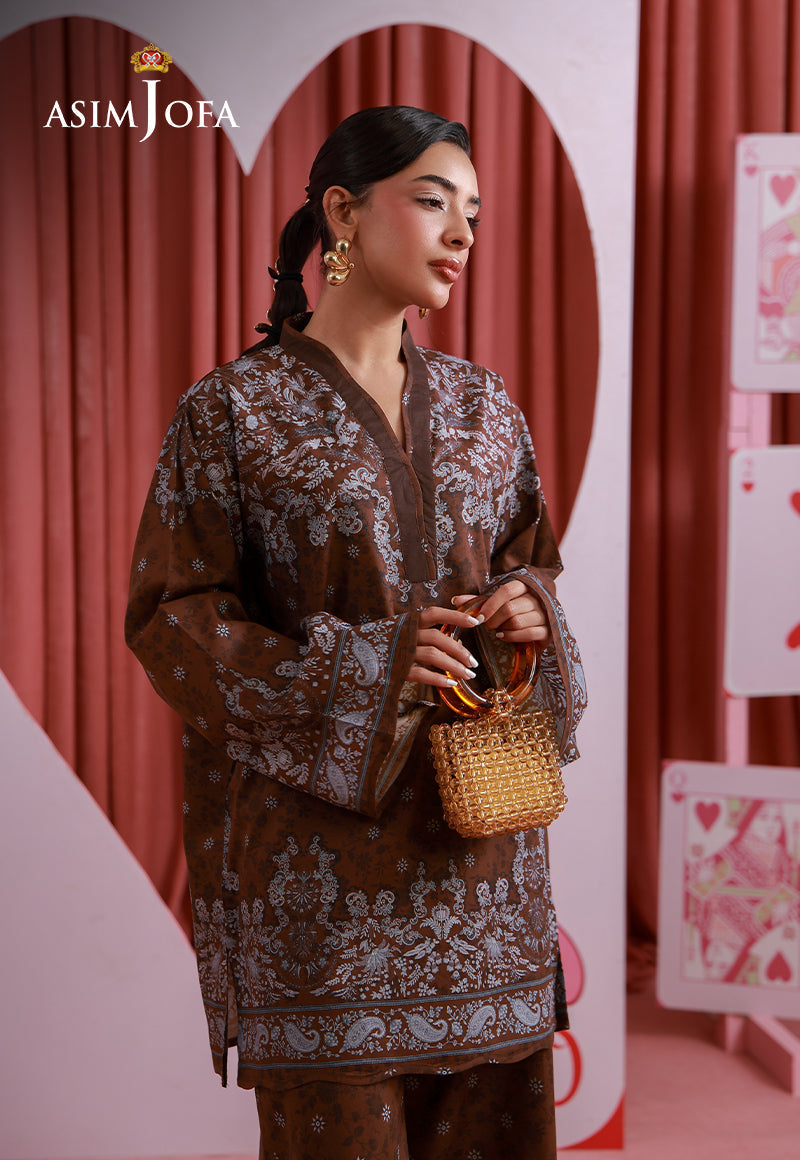 Asim Jofa | Ramadan Edit 26 | AJPB-308 Printed Lawn Stitched 2pcs - House Of Hania
