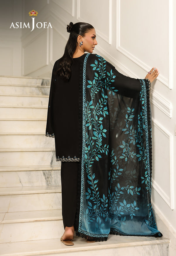 Asim Jofa | Summer Rhapsody | AJMCH-01 EMBROIDERED CAMBRIC - House Of Hania
