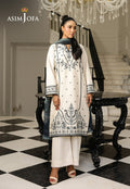 Asim Jofa | Summer Rhapsody |  AJMCH-02 EMBROIDERED CAMBRIC - House Of Hania