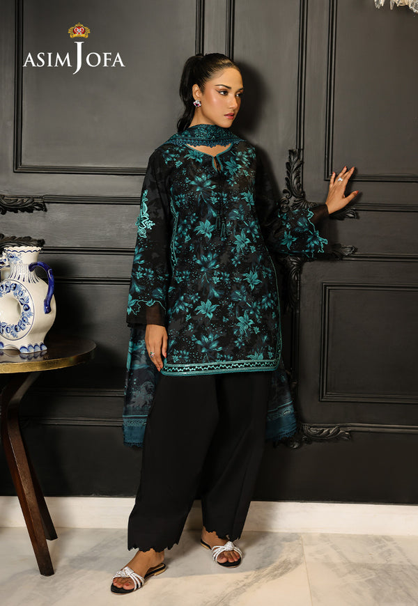 Asim Jofa | Summer Rhapsody | AJMCH-05 EMBROIDERED LAWN - House Of Hania