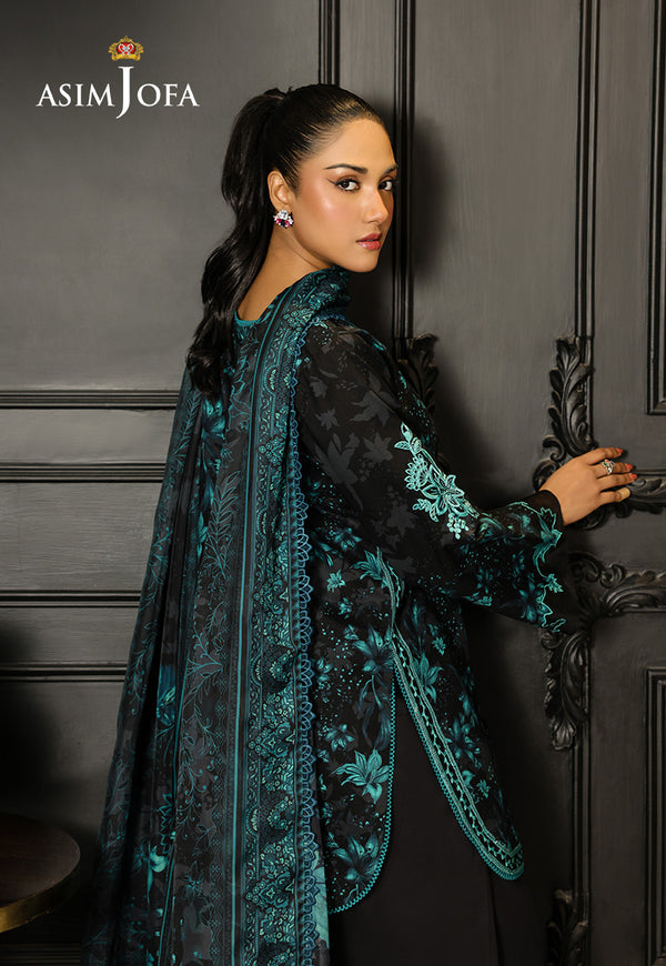 Asim Jofa | Summer Rhapsody | AJMCH-05 EMBROIDERED LAWN - House Of Hania