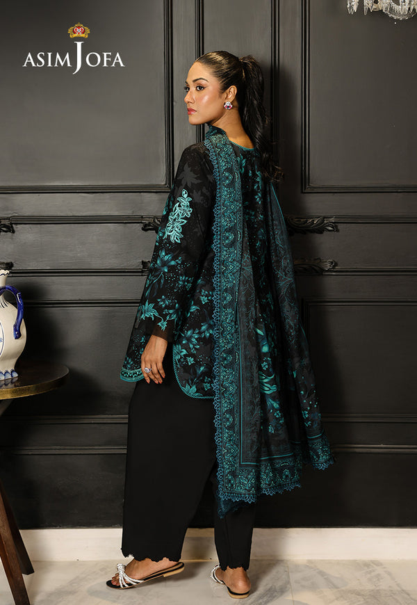 Asim Jofa | Summer Rhapsody | AJMCH-05 EMBROIDERED LAWN - House Of Hania