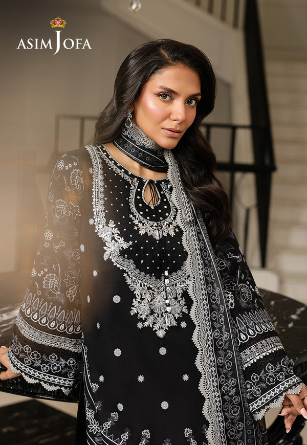 Asim Jofa | Summer Rhapsody |  AJMCH-06 EMBROIDERED LAWN - House Of Hania