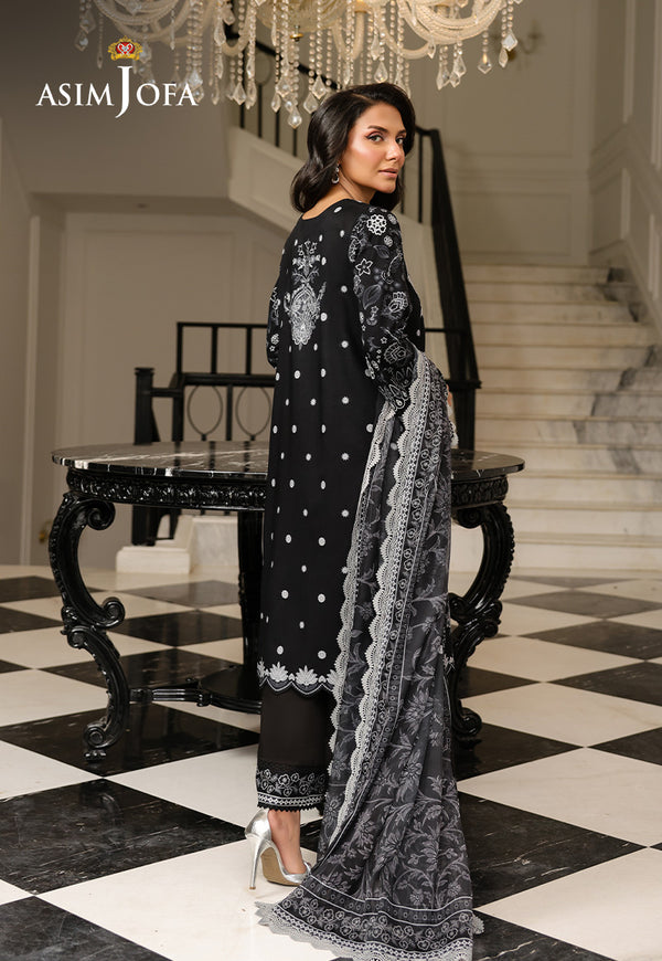 Asim Jofa | Summer Rhapsody |  AJMCH-06 EMBROIDERED LAWN - House Of Hania