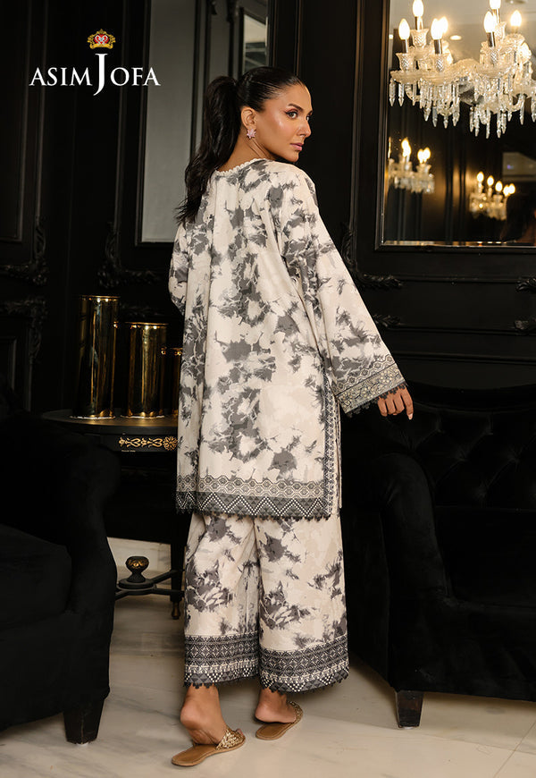 Asim Jofa | Summer Rhapsody | AJMCH-08 EMBROIDERED CAMBRIC - House Of Hania