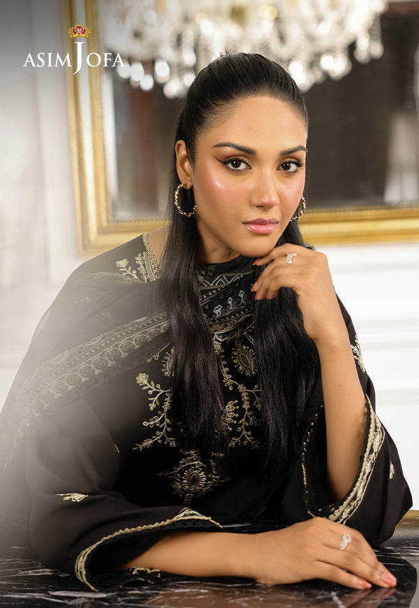Asim Jofa | Summer Rhapsody | AJMCH-09 EMBROIDERED CAMBRIC - House Of Hania
