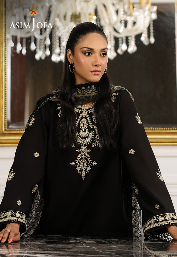Asim Jofa | Summer Rhapsody | AJMCH-09 EMBROIDERED CAMBRIC - House Of Hania