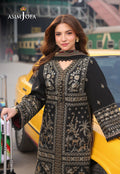 Asim Jofa | Summer Rhapsody | AJUBU-01 Embroidered Jacquard - House Of Hania