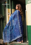 Asim Jofa | Summer Rhapsody |  AJUBU-02 Embroidered Jacquard - House Of Hania