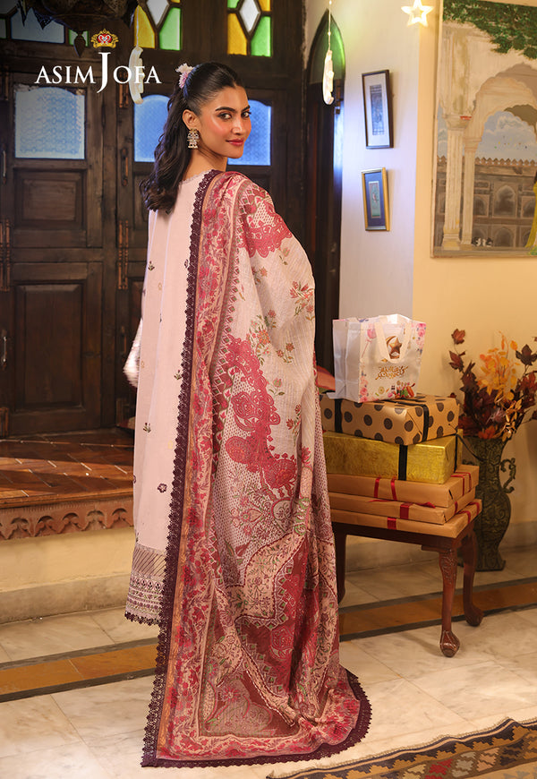 Asim Jofa | Summer Rhapsody | AJUBU-05 Embroidered Jacquard - House Of Hania