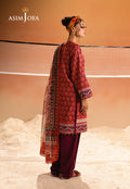Asim Jofa | Summer Rhapsody | AJUBU-26 Printed Embroidered Lawn - House Of Hania