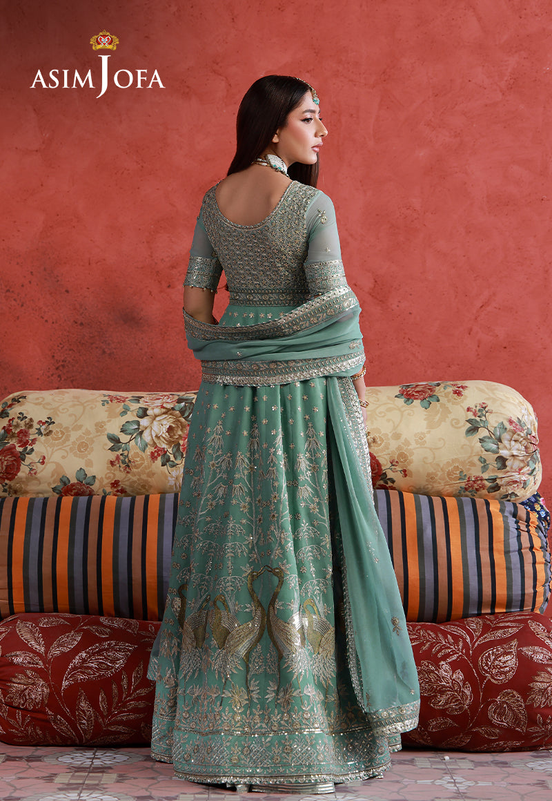 Asim Jofa | Wedding Festive Collection | AJULN-04 - House Of Hania