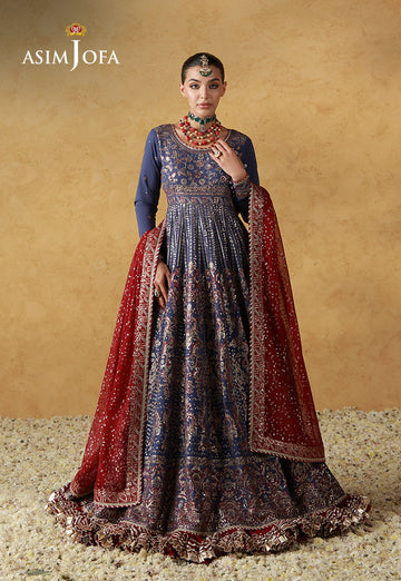 Asim Jofa | Wedding Festive Collection | AJULN-06 - House Of Hania