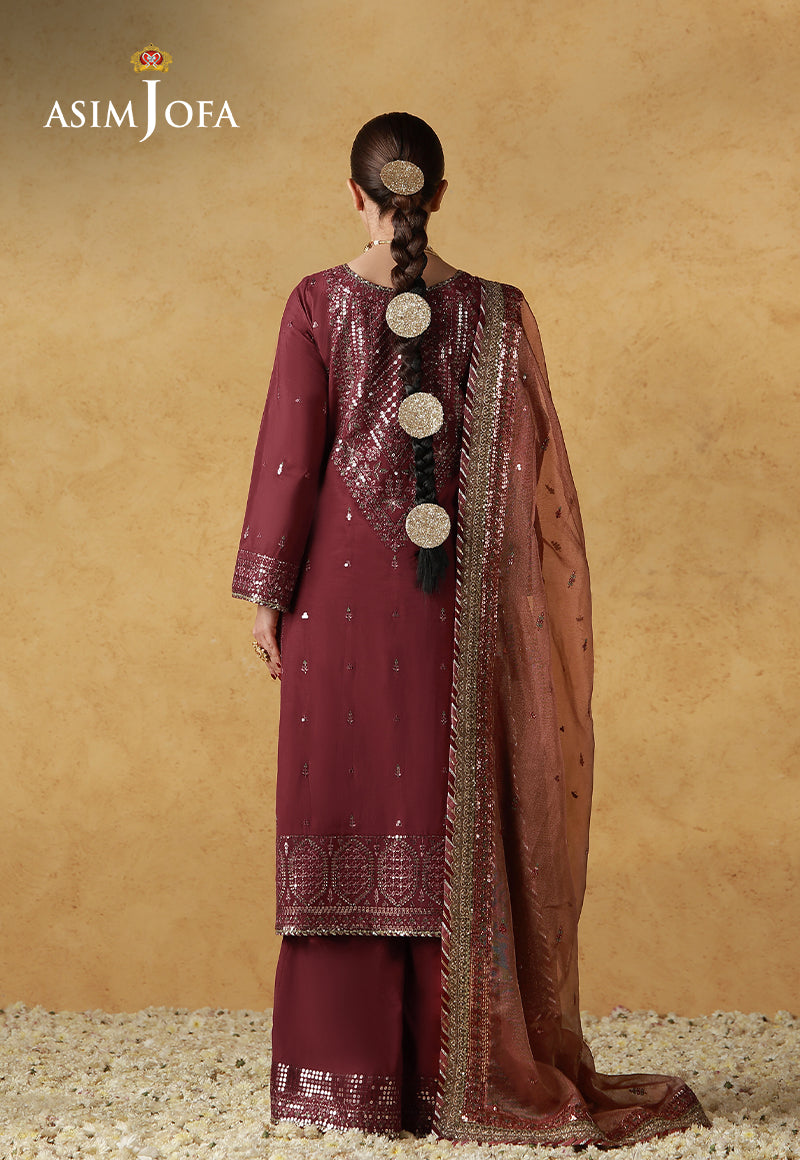 Asim Jofa | Wedding Festive Collection | AJULN-07 - House Of Hania