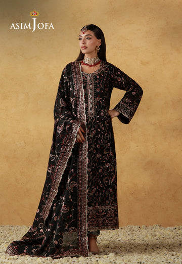 Asim Jofa | Wedding Festive Collection | AJULN-09 - House Of Hania