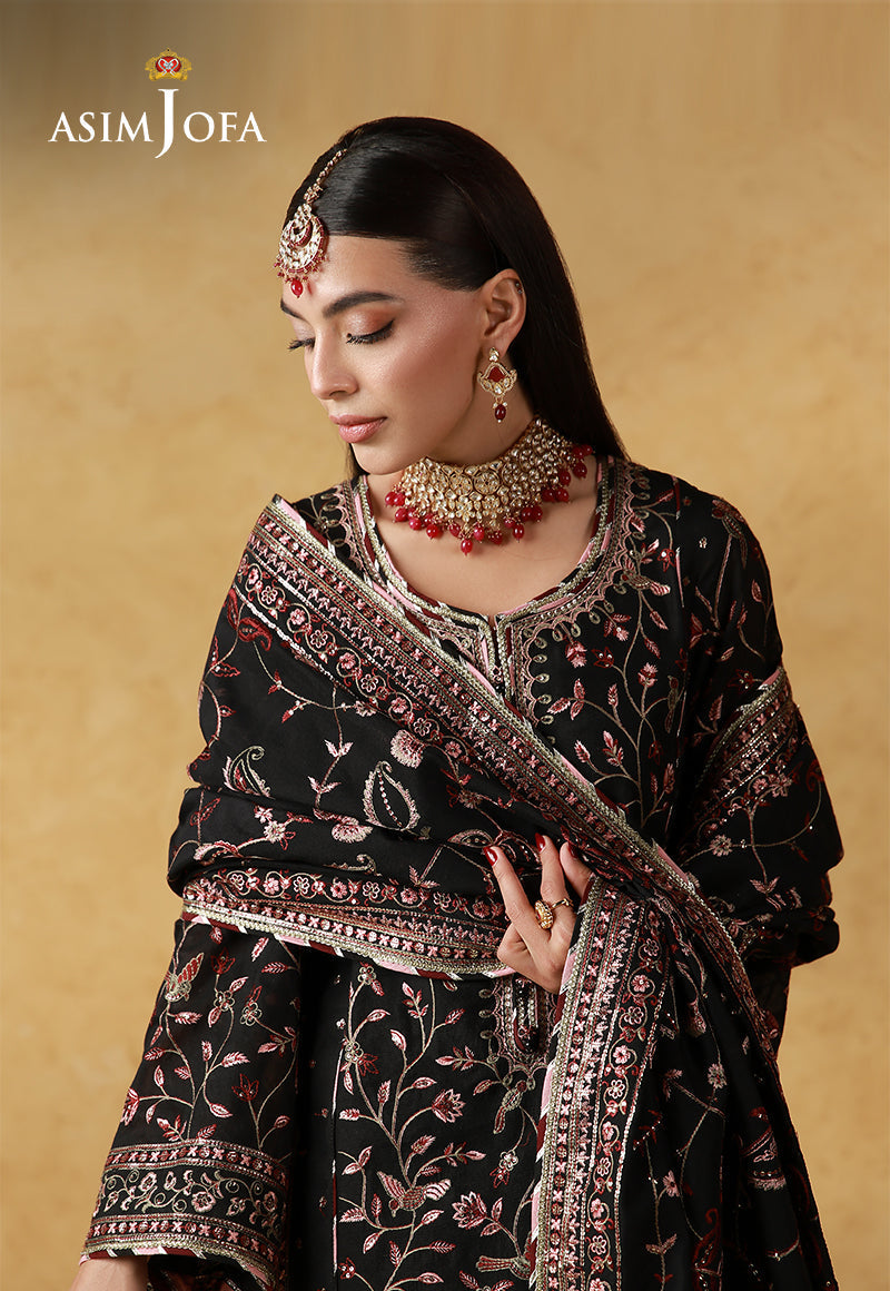 Asim Jofa | Wedding Festive Collection | AJULN-09 - House Of Hania