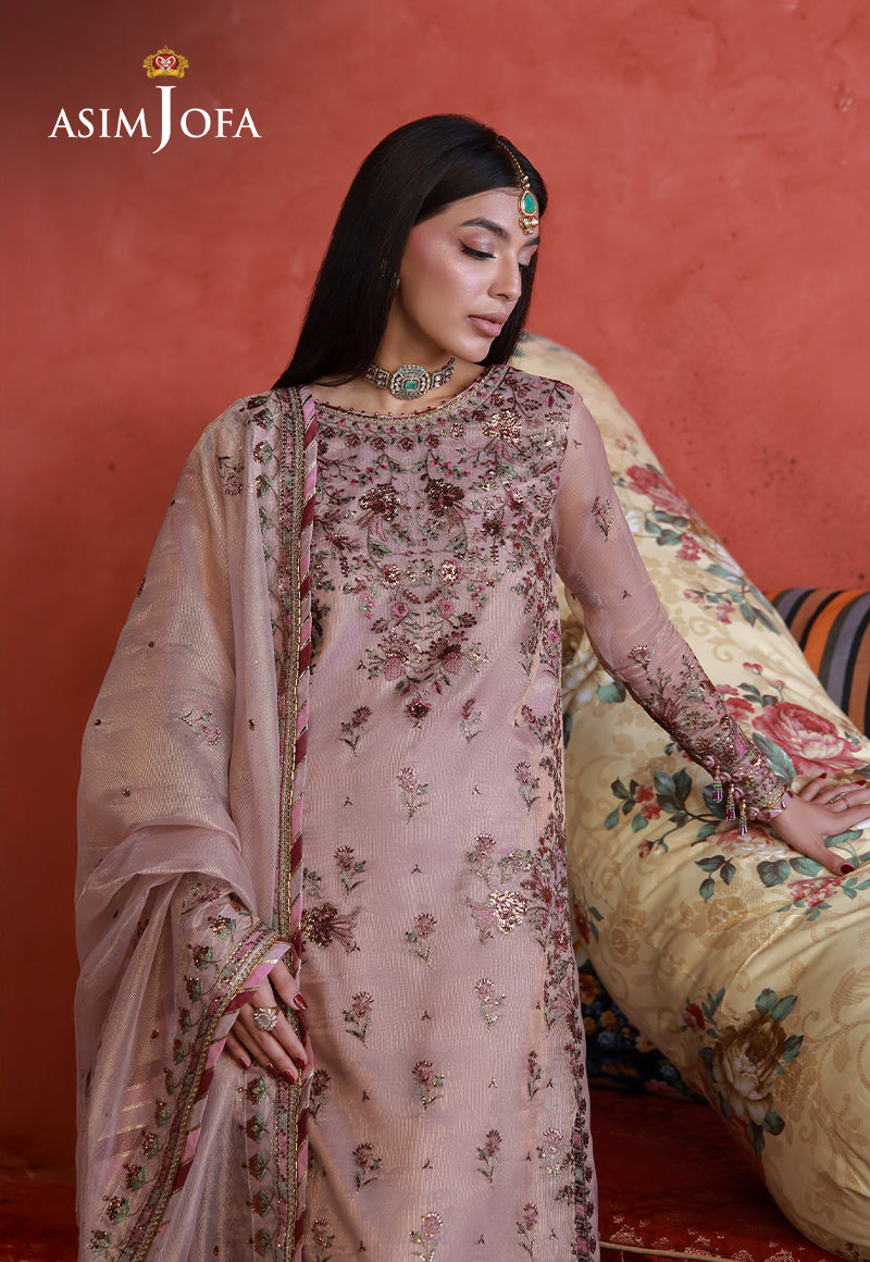Asim Jofa | Wedding Festive Collection | AJULN-12 - House Of Hania