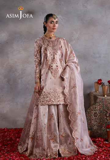 Asim Jofa | Wedding Festive Collection | AJULN-15 - House Of Hania