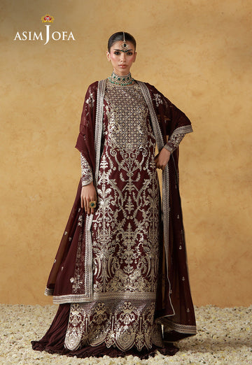 Asim Jofa | Wedding Festive Collection | AJULN-17 - House Of Hania