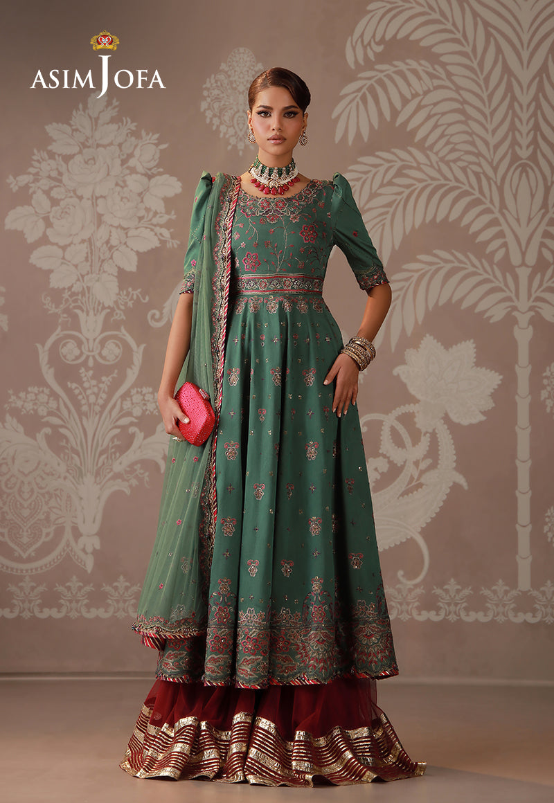 Asim Jofa | Zari Festive Collection | AJULD-03 - House Of Hania