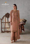 Asim Jofa | luxury Pret'26 | AJLPN-02 Embroidered Poly Silk Stitched 3pcs - House Of Hania