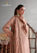 Asim Jofa | luxury Pret'26 | AJLPN-02 Embroidered Poly Silk Stitched 3pcs - House Of Hania