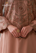 Asim Jofa | luxury Pret'26 | AJLPN-02 Embroidered Poly Silk Stitched 3pcs - House Of Hania