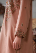 Asim Jofa | luxury Pret'26 | AJLPN-02 Embroidered Poly Silk Stitched 3pcs - House Of Hania