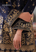 Asim Jofa | luxury Pret'26 | AJLPN-04 Embroidered Poly Silk Stitched 2pcs - House Of Hania