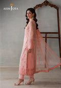 Asim Jofa | luxury Pret'26 | AJLPN-07 Embroidered Poly Net Stitched 3pcs - House Of Hania