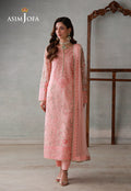 Asim Jofa | luxury Pret'26 | AJLPN-07 Embroidered Poly Net Stitched 3pcs - House Of Hania