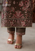 Asim Jofa | luxury Pret'26 | AJLPN-10 Embroidered Poly Silk Stitched 3pcs - House Of Hania