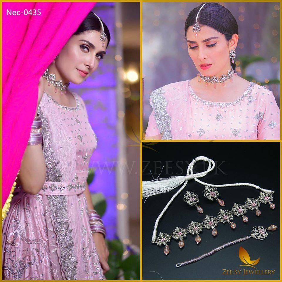 Ayeza Khan Necklace-0435 - House Of Hania