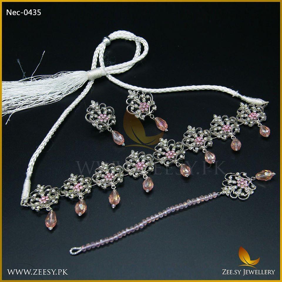 Ayeza Khan Necklace-0435 - House Of Hania