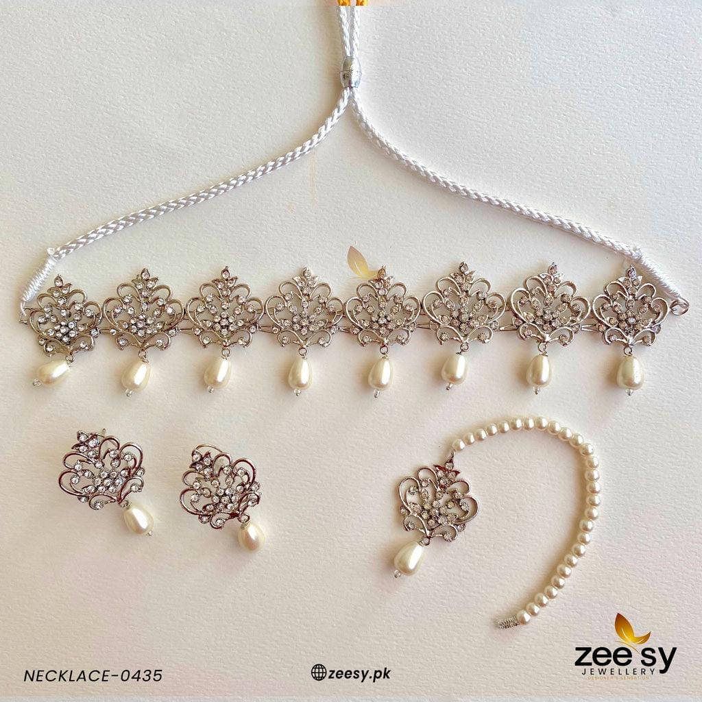 Ayeza Khan Necklace-0435 - House Of Hania