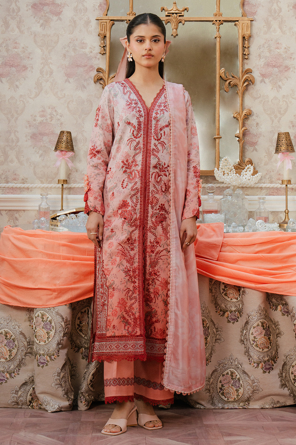 Ayzel | Armelia Printed Lawn 25 | Ayla - House Of Hania