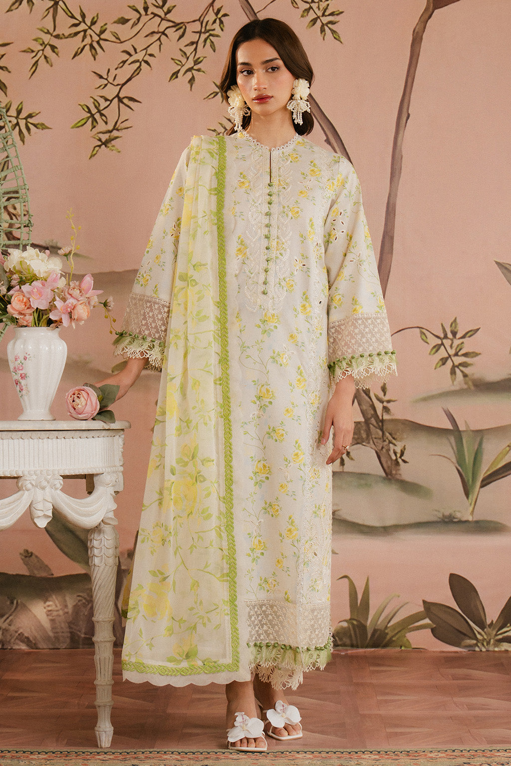 Ayzel | Armelia Printed Lawn 25 | Cyrilla - House Of Hania