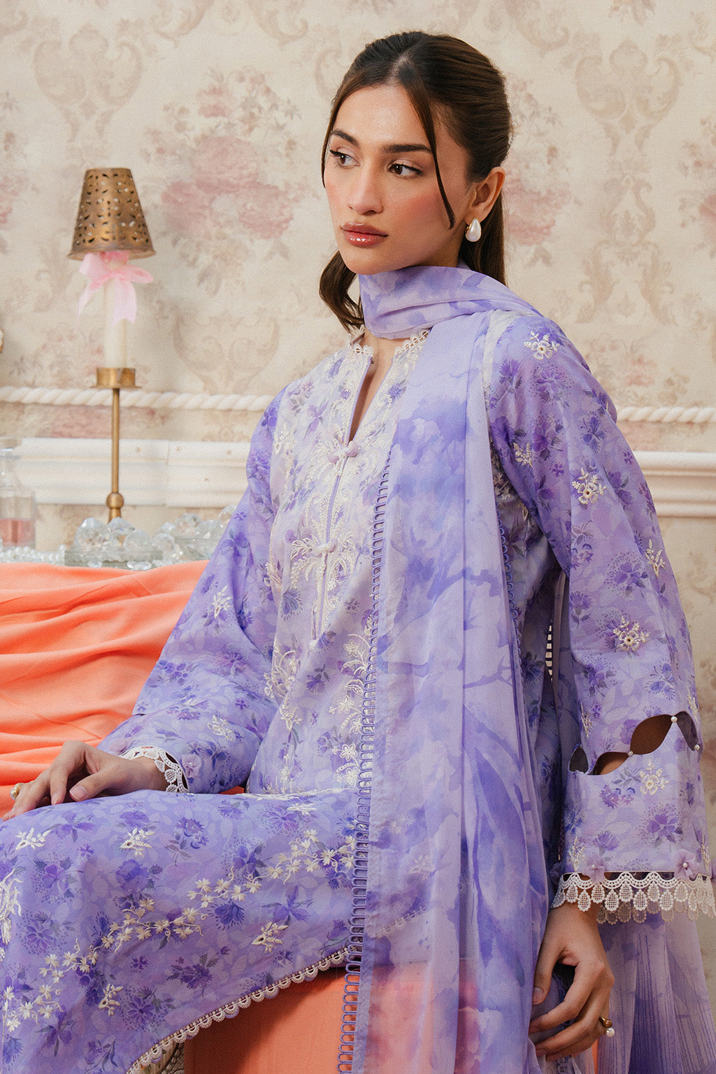 Ayzel | Armelia Printed Lawn 25 | Delilah - House Of Hania