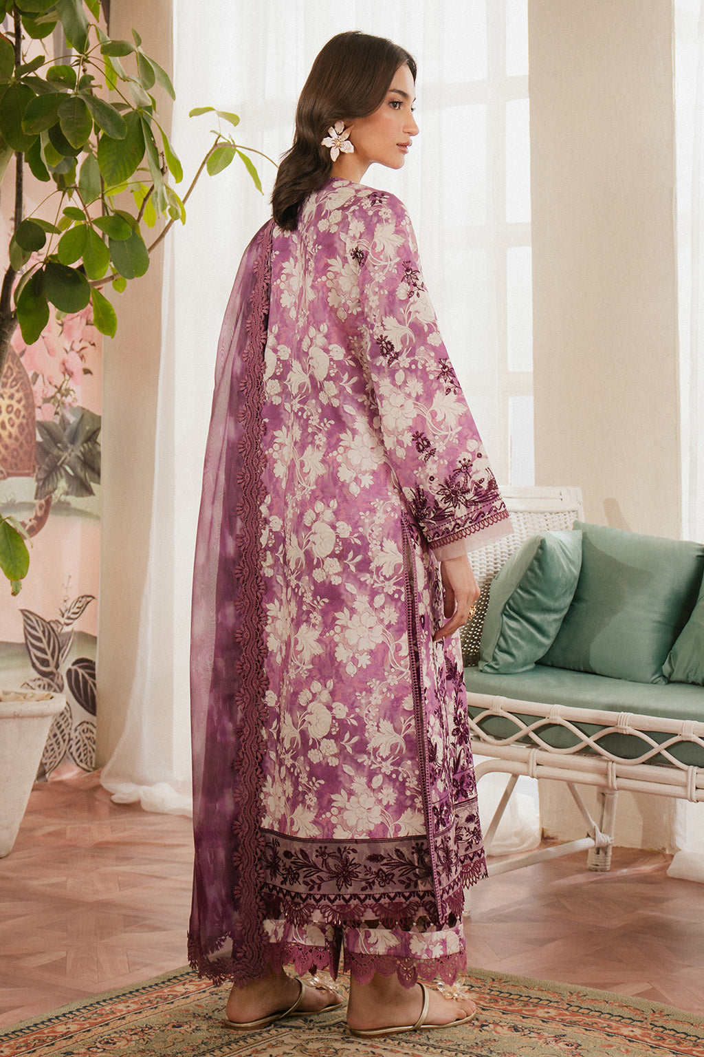 Ayzel | Armelia Printed Lawn 25 | Ren - House Of Hania