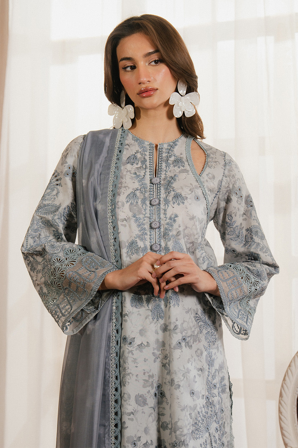 Ayzel | Armelia Printed Lawn 25 | Selviana - House Of Hania